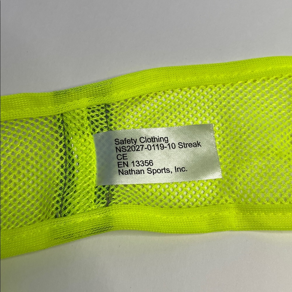 Nathan Neon Yellow Safety Vest with Reflective Panel.  Size S/M. - Picture 5 of 6